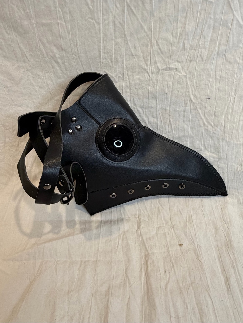 Black Steampunk Plague Doctor VR Mask - Unbranded. Goth. Halloween.